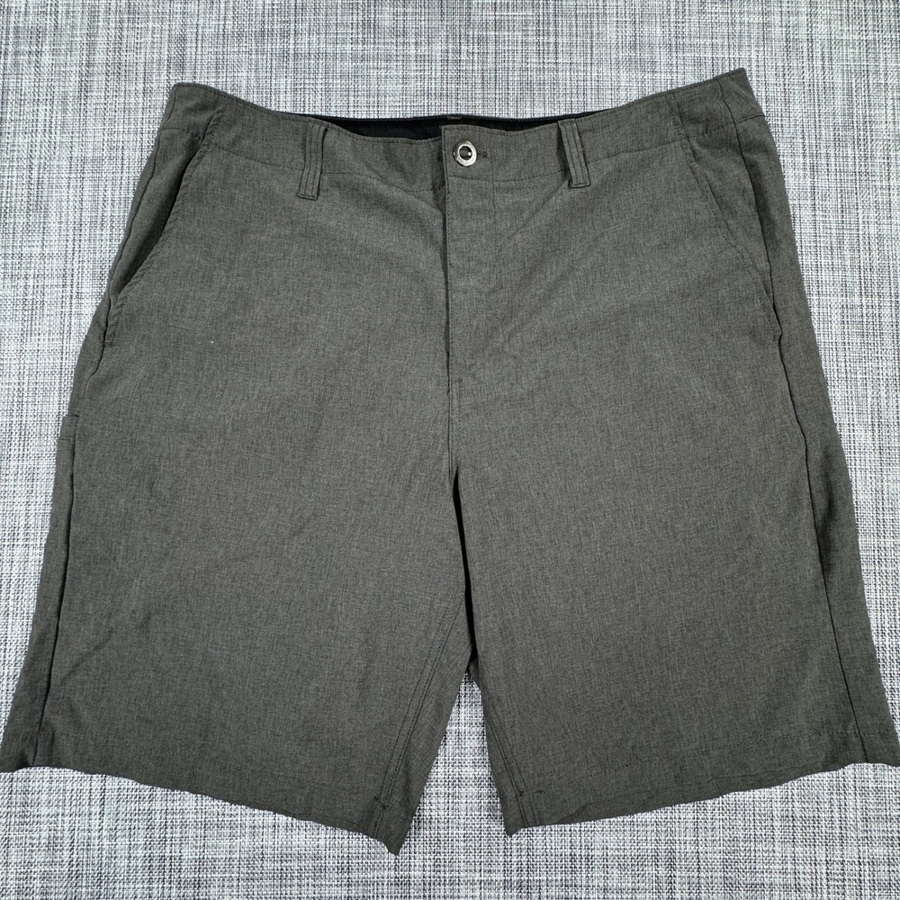 Volcom Men's True To This Hybrid Shorts Size 38 Gray Stretch Quick Dry Pockets